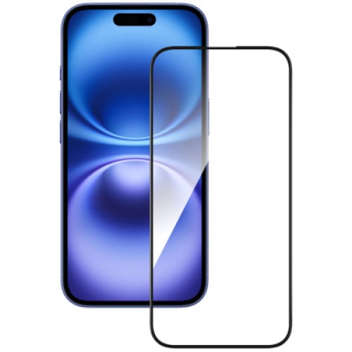 Стекло защитное ACCLAB Full Glue Apple iPhone 16 Plus Black (1283126593260)