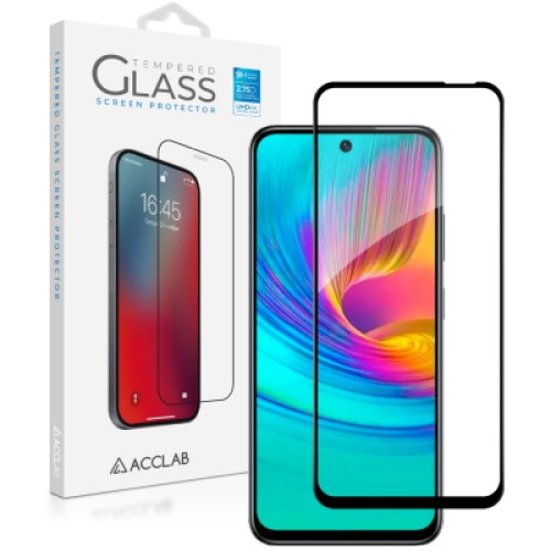 Стекло защитное ACCLAB Full Glue Infinix Smart 9 Black (1283126599293)