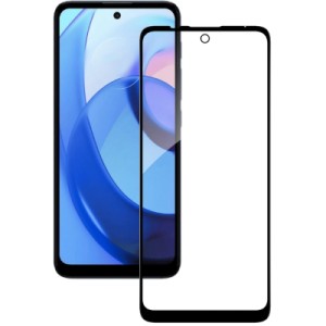Скло захисне ACCLAB Full Glue MOTO E30/E40 Black (1283126545788)