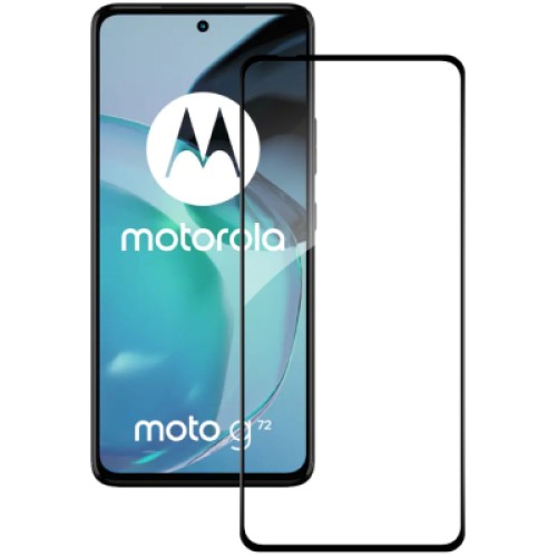 Стекло защитное ACCLAB Full Glue Moto G72 Black (1283126583025)