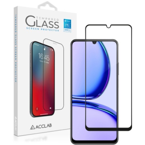Стекло защитное ACCLAB Full Glue Realme C53 Black (1283126577802)