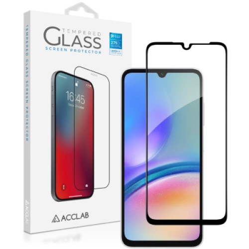 Стекло защитное ACCLAB Full Glue Samsung A05S Black (1283126581908)