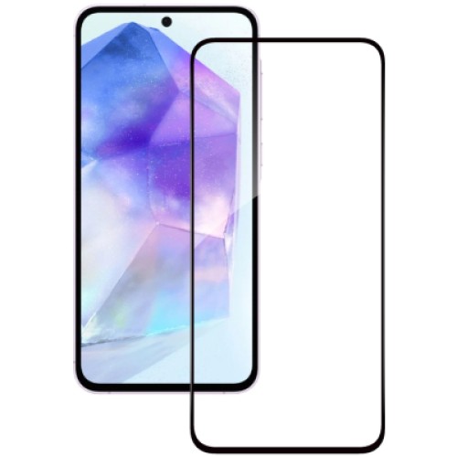 Стекло защитное ACCLAB Full Glue Samsung A55 Black (1283126588839)