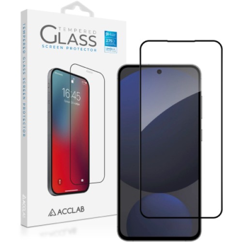 Стекло защитное ACCLAB Full Glue Samsung S24FE Black (1283126594830)