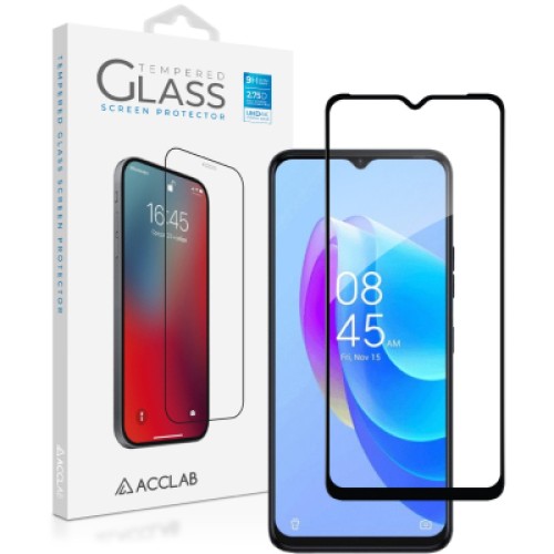 Стекло защитное ACCLAB Full Glue Tecno Spark 10C Black (1283126564888)
