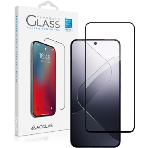 Стекло защитное ACCLAB Full Glue Xiaomi 14 Black (1283126591280)