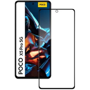 Скло захисне ACCLAB Full Glue Xiaomi Poco X5 Pro Black (1283126567384)