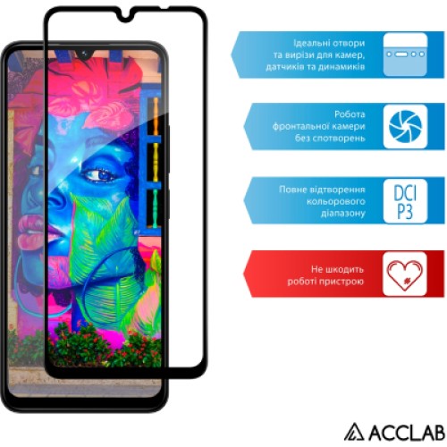 Стекло защитное ACCLAB Full Glue Xiaomi Redmi 14C Black (1283126598838)