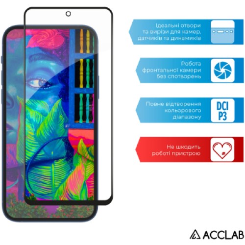 Стекло защитное ACCLAB Full Glue Xiaomi Redmi Note 10 Lite Black (1283126517938)