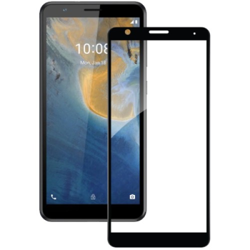 Стекло защитное ACCLAB Full Glue ZTE Blade A31 Plus Black (1283126523083)