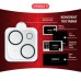 Стекло защитное Intaleo Camera Lens Apple Iphone 15 Plus Black (1283126576850)
