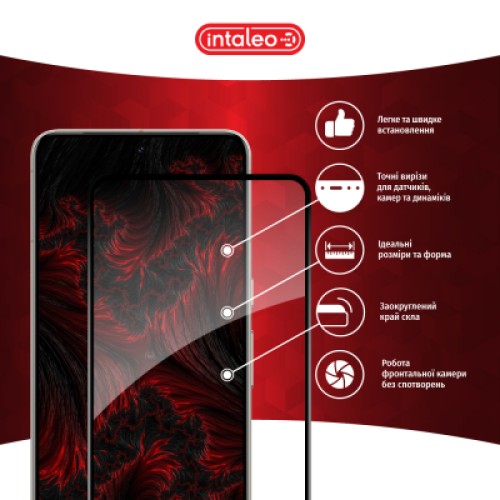 Стекло защитное Intaleo Full Glue Google Pixel 8 Pro Black (1283126582745)