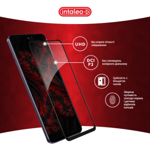 Стекло защитное Intaleo Full Glue Infinix Hot 30 Play Black (1283126589560)