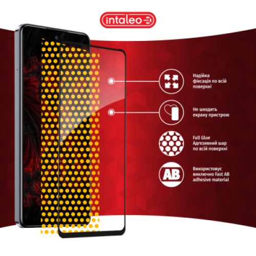 Стекло защитное Intaleo Full Glue Infinix Hot 40 Black (1283126589195)