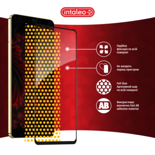 Стекло защитное Intaleo Full Glue Infinix Hot 40 Pro Black (1283126589263)