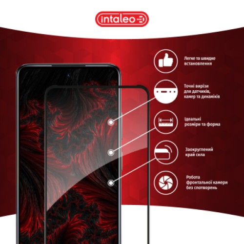 Стекло защитное Intaleo Full Glue Infinix Hot 40i Black (1283126588945)
