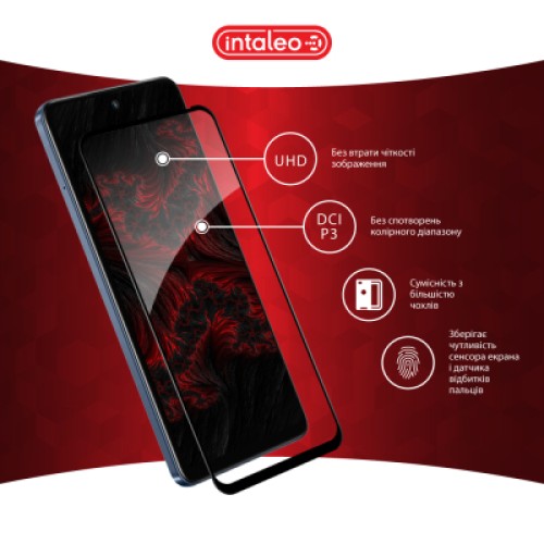 Стекло защитное Intaleo Full Glue Infinix Hot 50 5G Black (1283126606939)