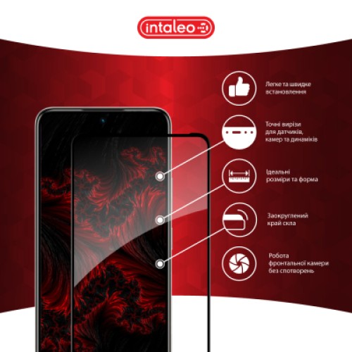 Стекло защитное Intaleo Full Glue Infinix Hot 50 Pro Black (1283126598692)