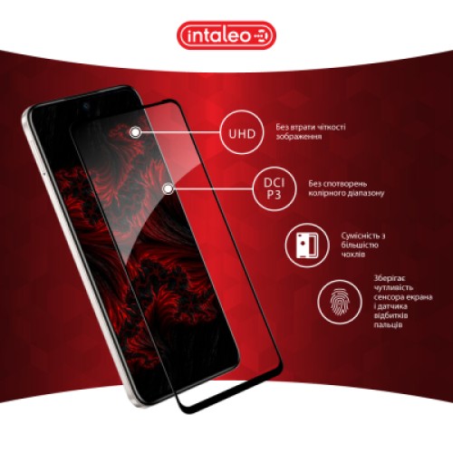 Стекло защитное Intaleo Full Glue Infinix Hot 50 Pro Black (1283126598692)