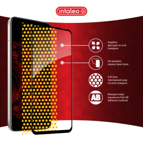 Стекло защитное Intaleo Full Glue Infinix Hot 50i Black (1283126607332)