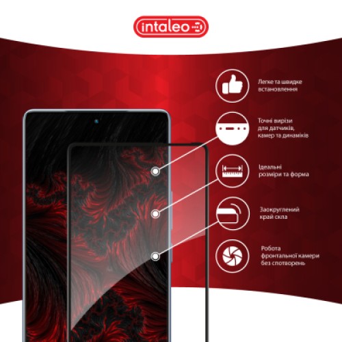Стекло защитное Intaleo Full Glue Infinix Note 40 4G Black (1283126594915)
