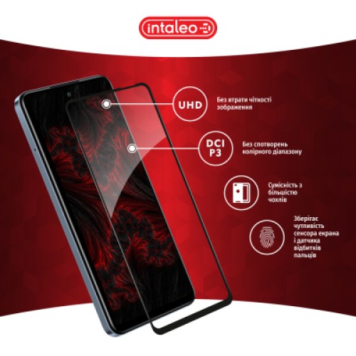 Стекло защитное Intaleo Full Glue Infinix Smart 8 Black (1283126589621)