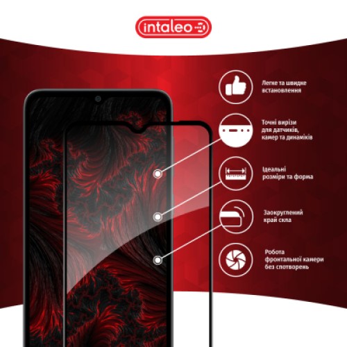 Стекло защитное Intaleo Full Glue MOTO E13 Black (1283126573651)