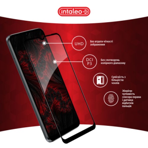 Стекло защитное Intaleo Full Glue MOTO E13 Black (1283126573651)
