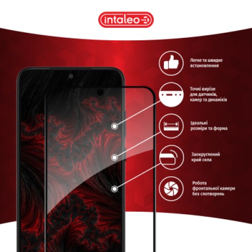 Стекло защитное Intaleo Full Glue MOTO EDGE 30 Neo Black (1283126546709)