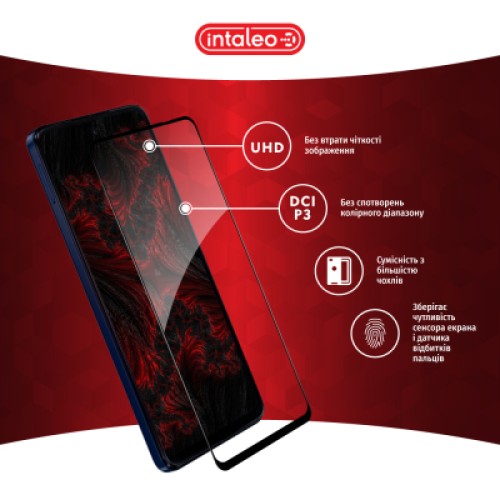 Стекло защитное Intaleo Full Glue MOTO G04s Black (1283126612909)