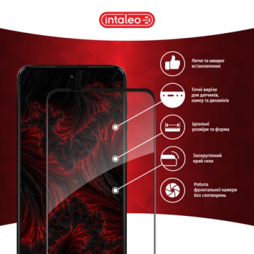 Стекло защитное Intaleo Full Glue MOTO G14 Black (1283126577772)