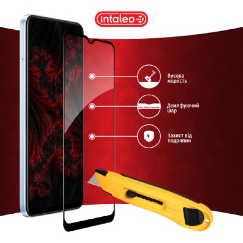 Стекло защитное Intaleo Full Glue Oppo A18 Black (1283126583179)