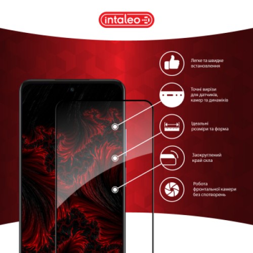 Стекло защитное Intaleo Full Glue Oppo A3 5G Black (1283126598760)