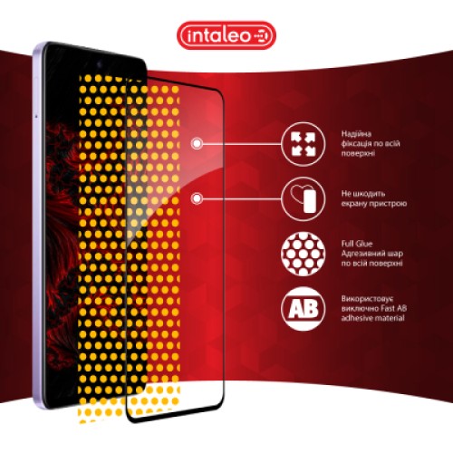 Стекло защитное Intaleo Full Glue Oppo A3 5G Black (1283126598760)