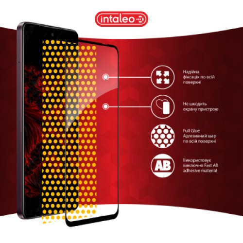 Стекло защитное Intaleo Full Glue Oppo A3x Black (1283126598784)