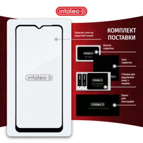 Стекло защитное Intaleo Full Glue Oppo A57S Black (1283126576737)