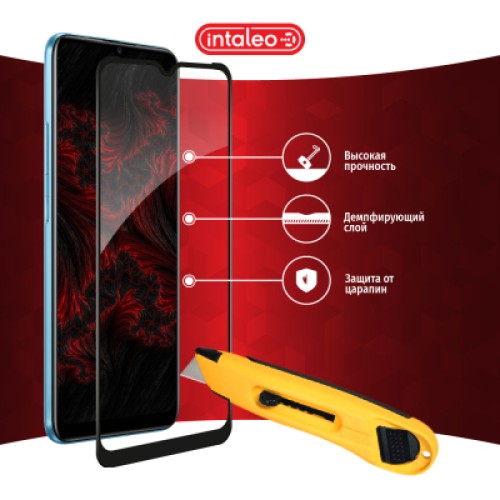 Стекло защитное Intaleo Full Glue RealMe C21Y Black (1283126518515)