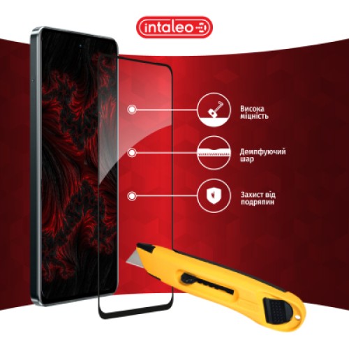 Стекло защитное Intaleo Full Glue Realme C67 Black (1283126590047)