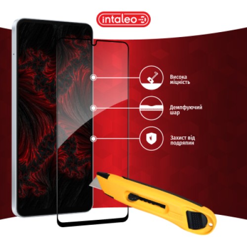 Стекло защитное Intaleo Full Glue Samsung A06 5G Black (1283126613012)