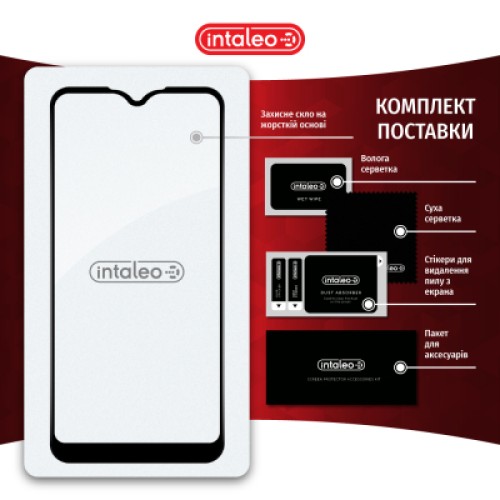 Стекло защитное Intaleo Full Glue Samsung A15 Black (1283126583063)