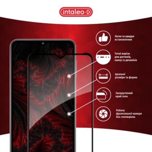 Стекло защитное Intaleo Full Glue Samsung A32 5G Black (1283126541742)