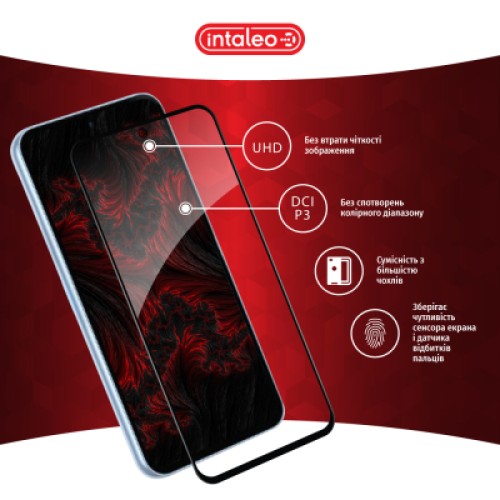 Стекло защитное Intaleo Full Glue Samsung A54 5G Black (1283126559891)