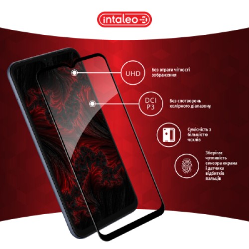 Стекло защитное Intaleo Full Glue Samsung M14 Black (1283126579912)