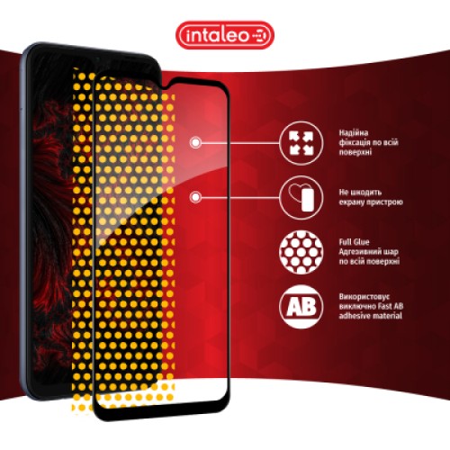 Стекло защитное Intaleo Full Glue Samsung M14 Black (1283126579912)
