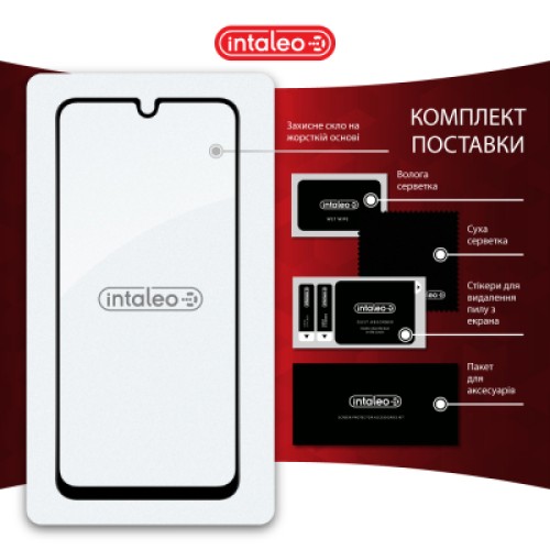 Стекло защитное Intaleo Full Glue Samsung M15 Black (1283126591679)