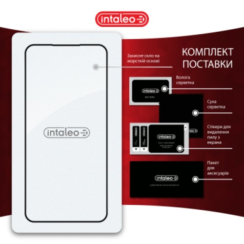Стекло защитное Intaleo Full Glue Samsung S24 FE Black (1283126594854)