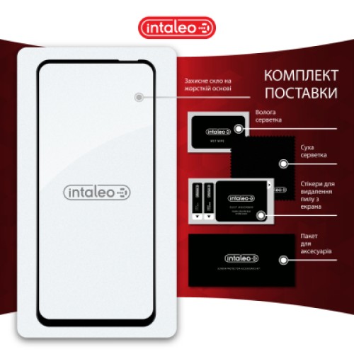 Стекло защитное Intaleo Full Glue Tecno Spark 30C Black (1283126599361)