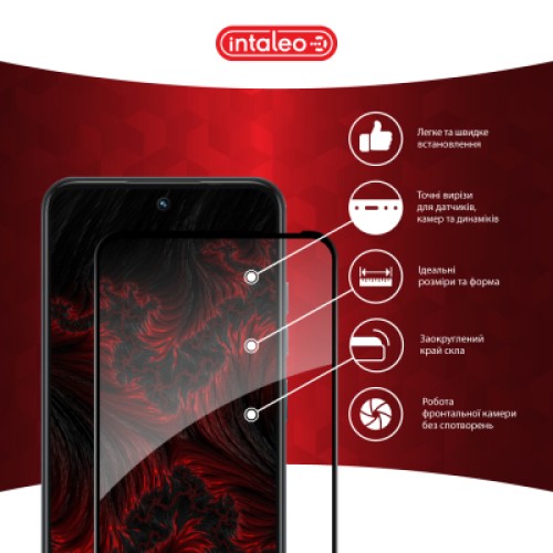 Стекло защитное Intaleo Full Glue Tecno Spark Go 1 Black (1283126607783)