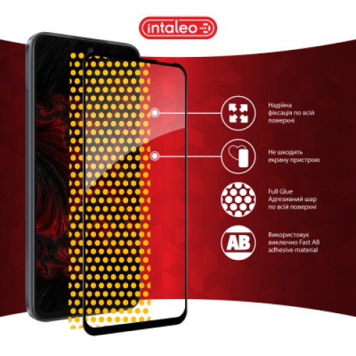 Стекло защитное Intaleo Full Glue Tecno Spark Go 1 Black (1283126607783)