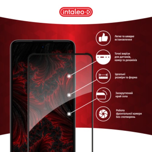 Стекло защитное Intaleo Full Glue Tecno Spark Go 2024 Black (1283126589126)